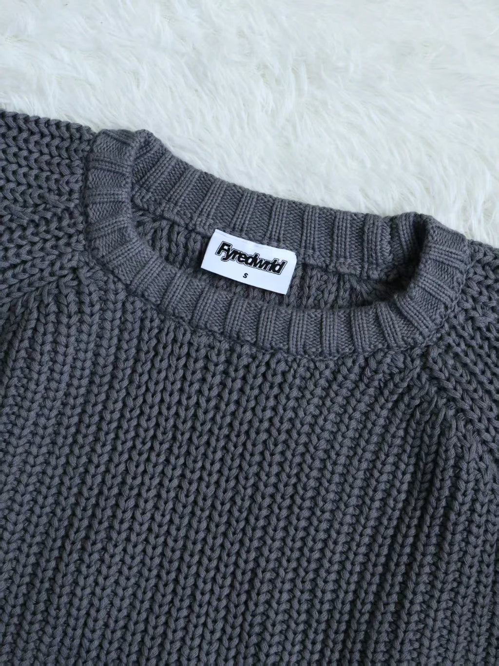 Fyredwrld garments 3 gauge knit gray