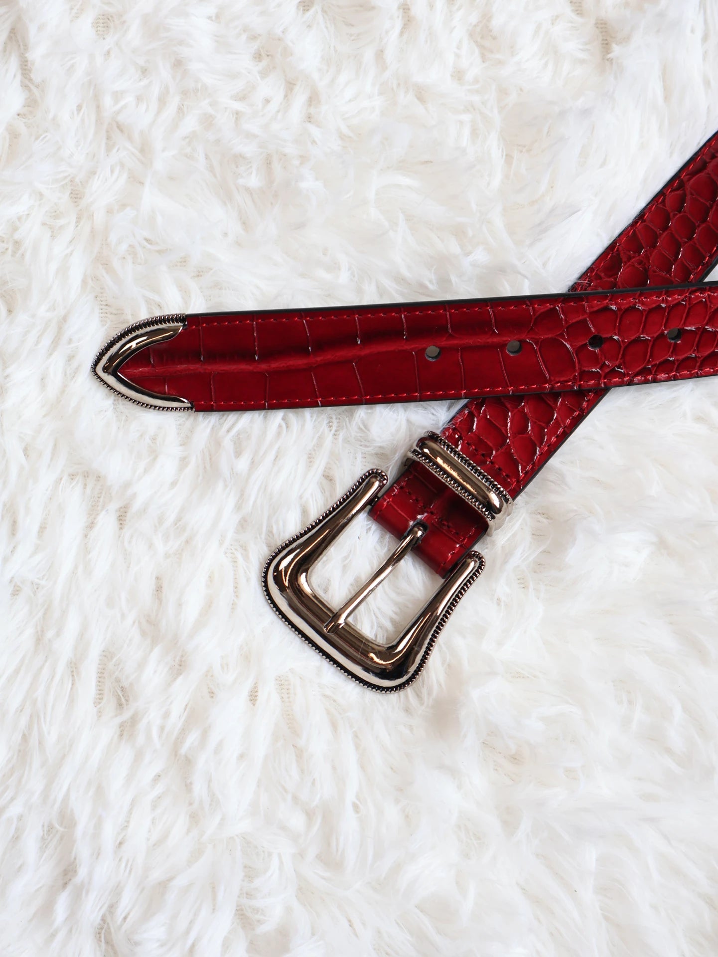 Fyredwrld Red Crocodile Belt