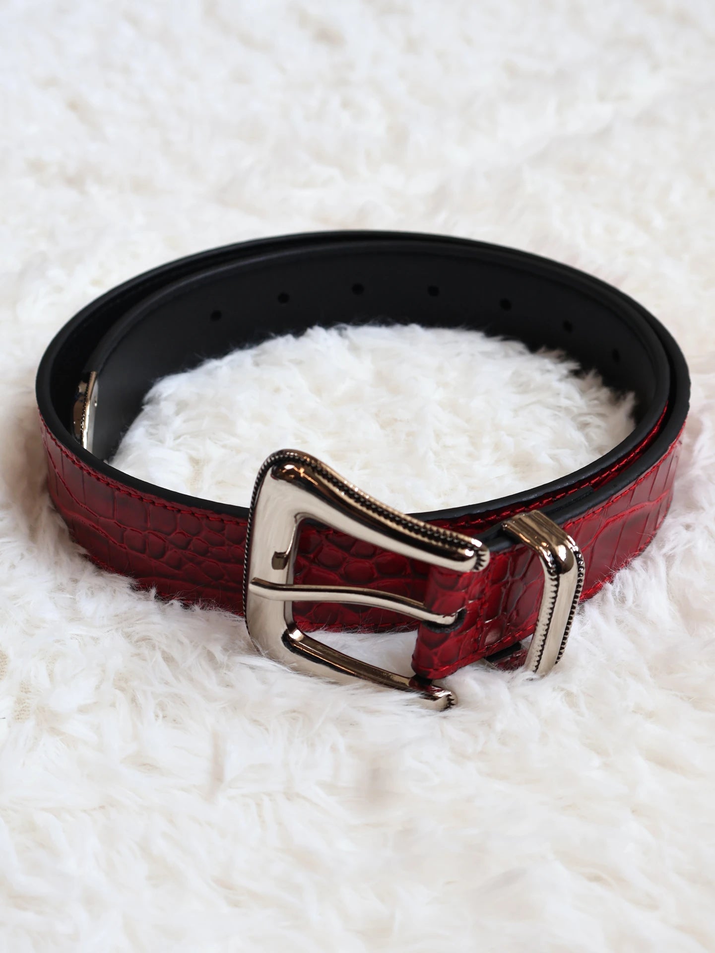 Fyredwrld Red Crocodile Belt