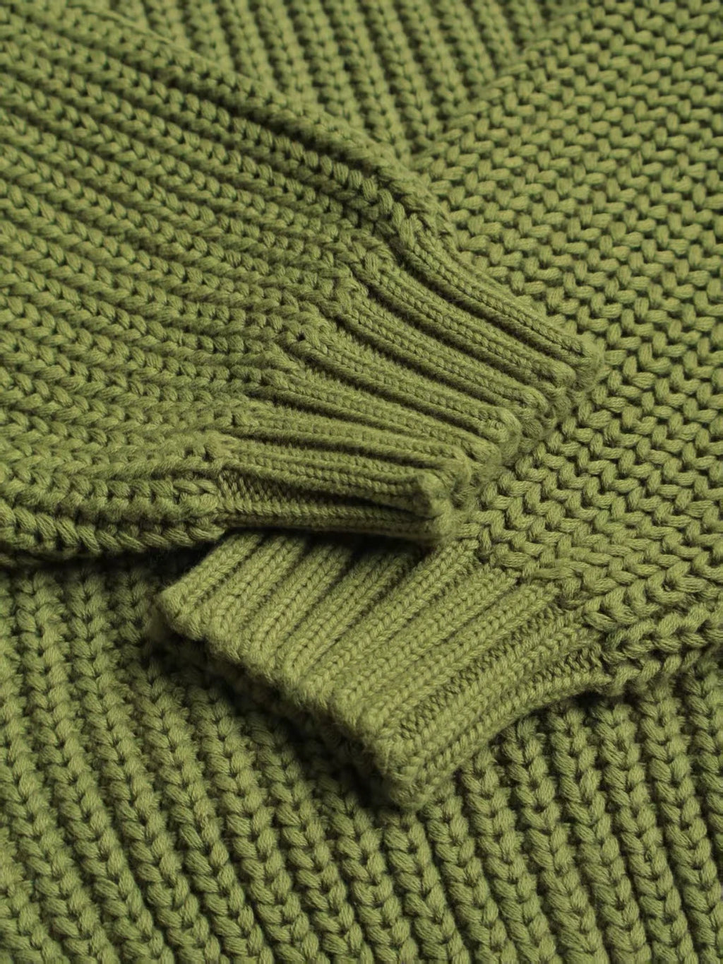 Fyredwrld garments 3 gauge knit green