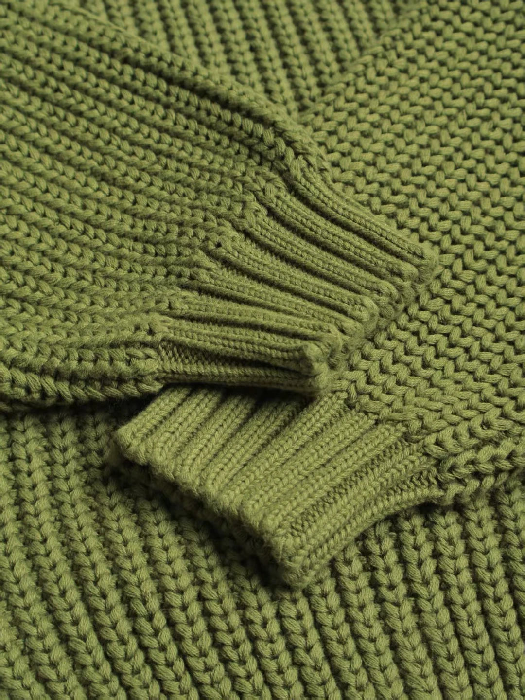 Fyredwrld garments 3 gauge knit green