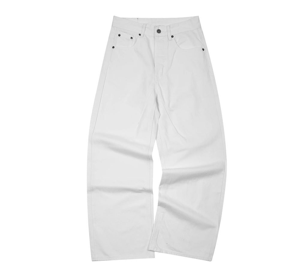 Fyredwrld Cream selvedge denim jeans