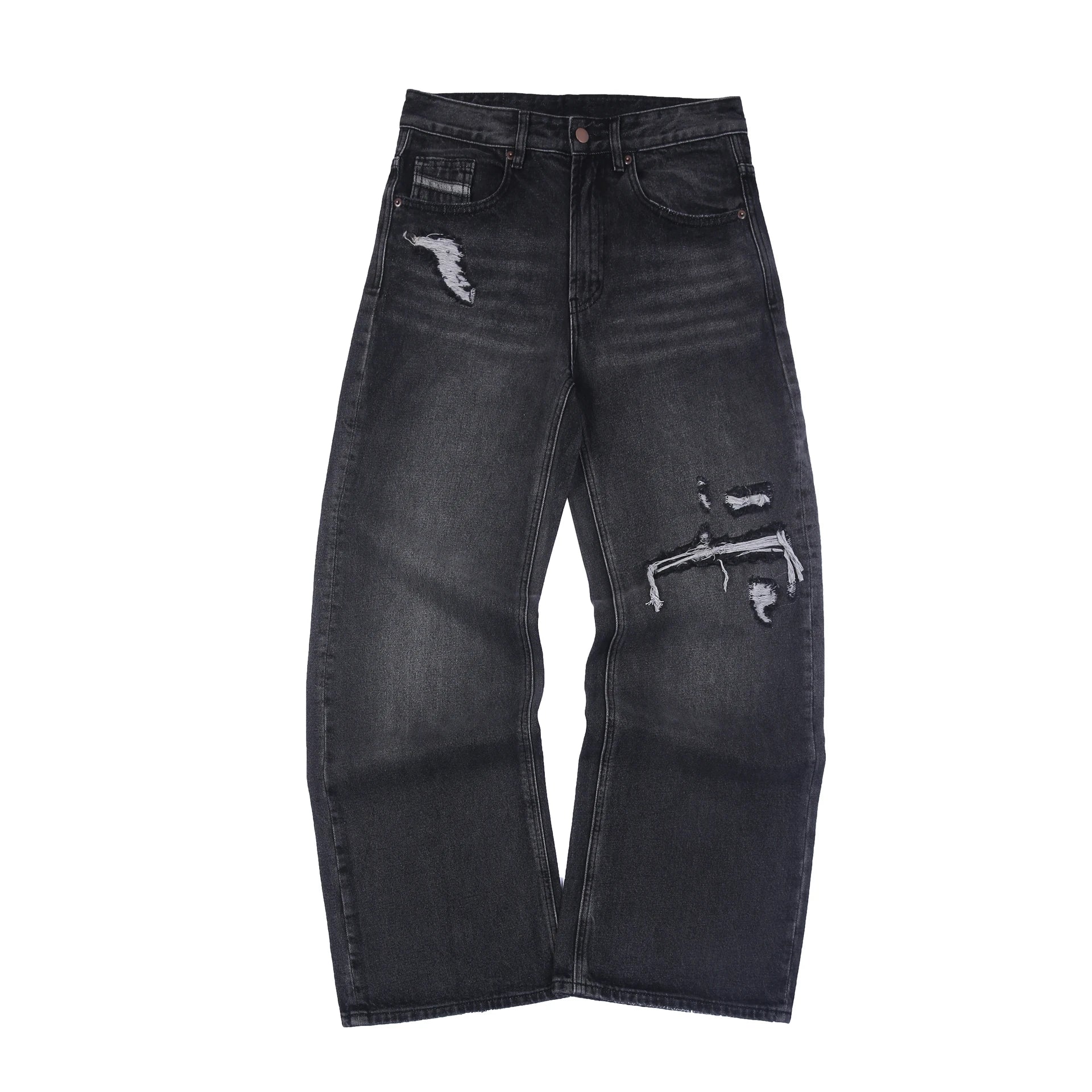 Fyredwrld Ripped Faded Jeans