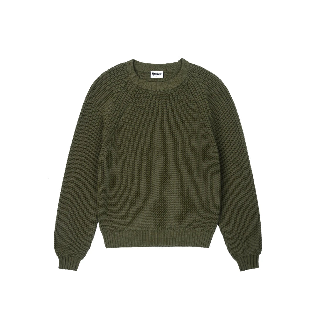 Fyredwrld garments 3 gauge knit green