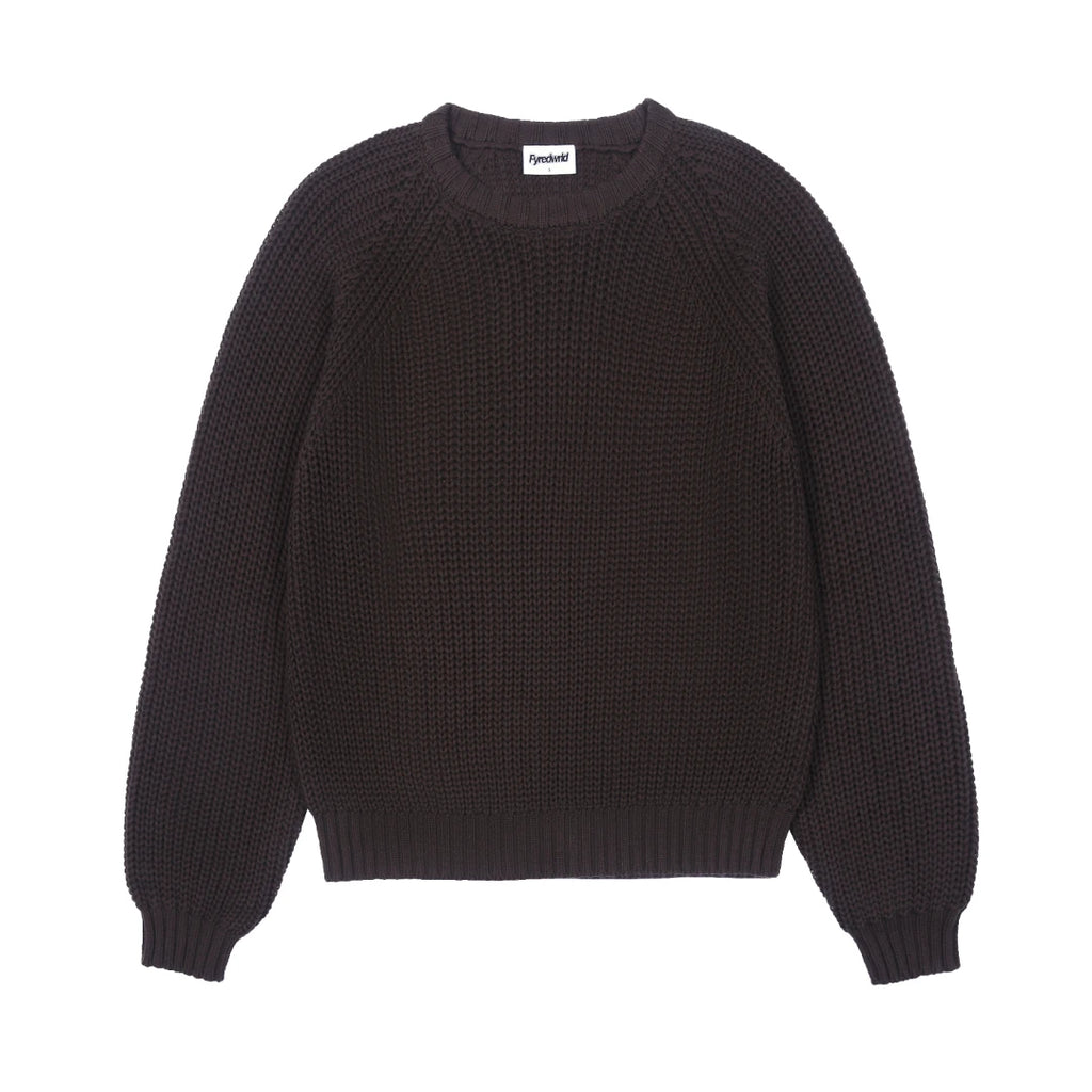 Fyredwrld garments 3 gauge knit brown