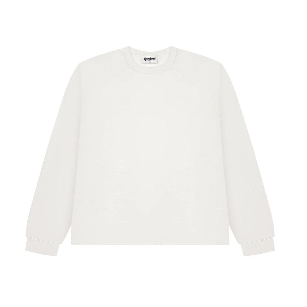 Fyredwrld waffle Longsleeves white