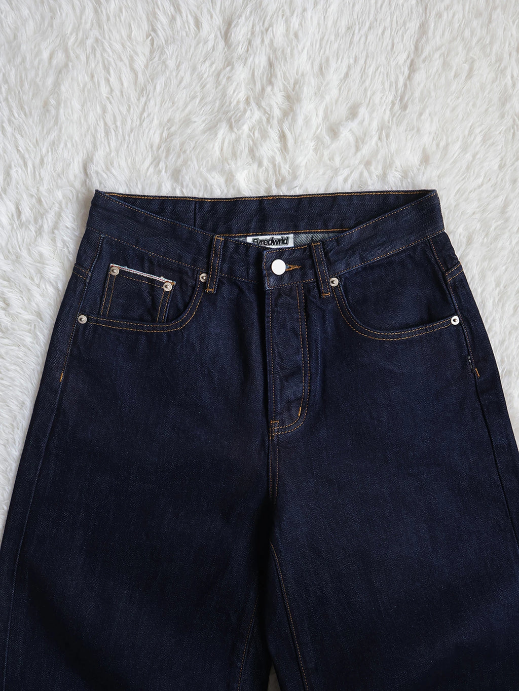 Firemade navy japanese selvedge denim