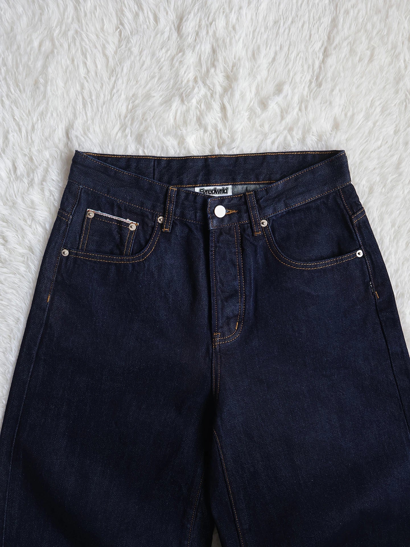 Firemade navy japanese selvedge denim
