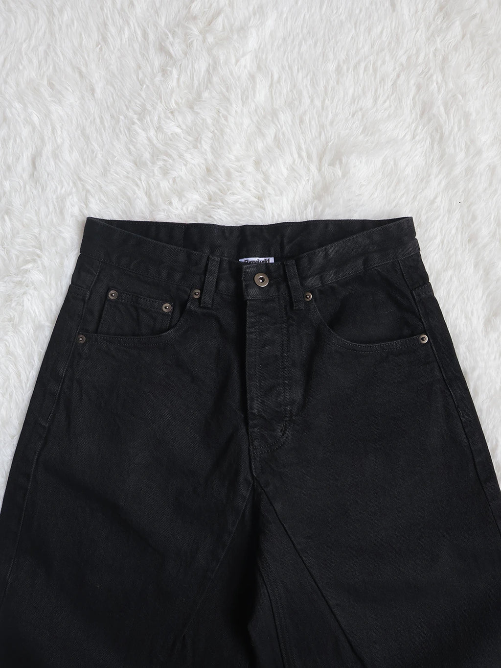 Fyredwrld Jet black selvedge denim jeans