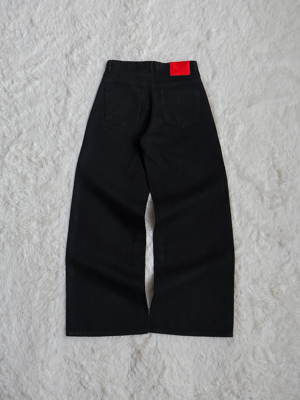 Fyredwrld Jet black selvedge denim jeans