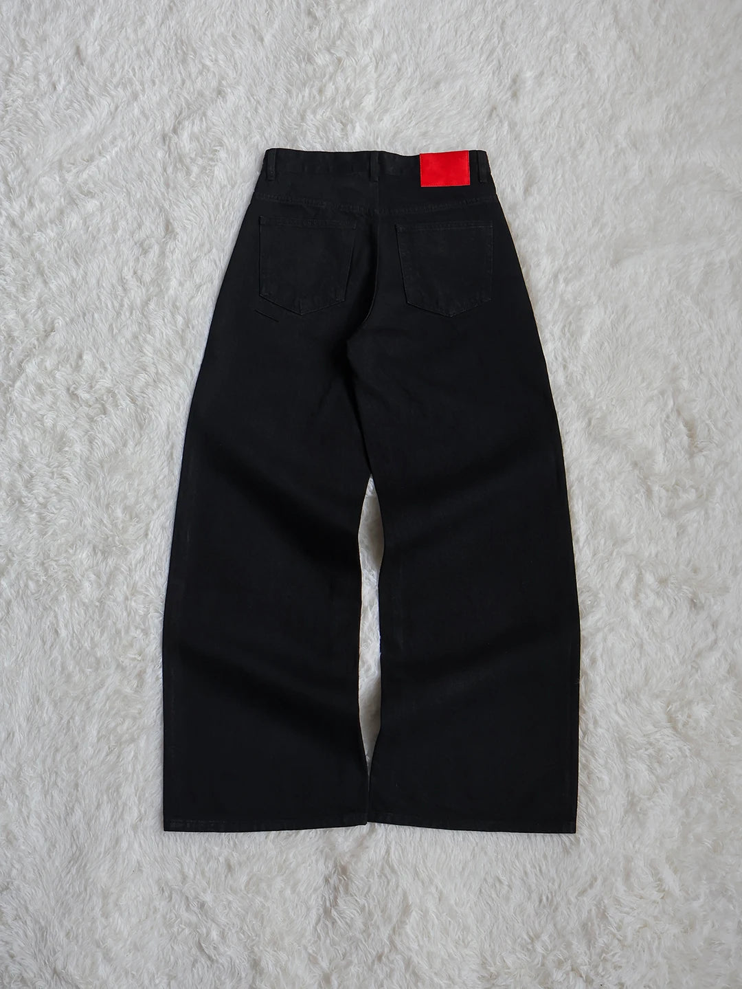 Fyredwrld Jet black selvedge denim jeans