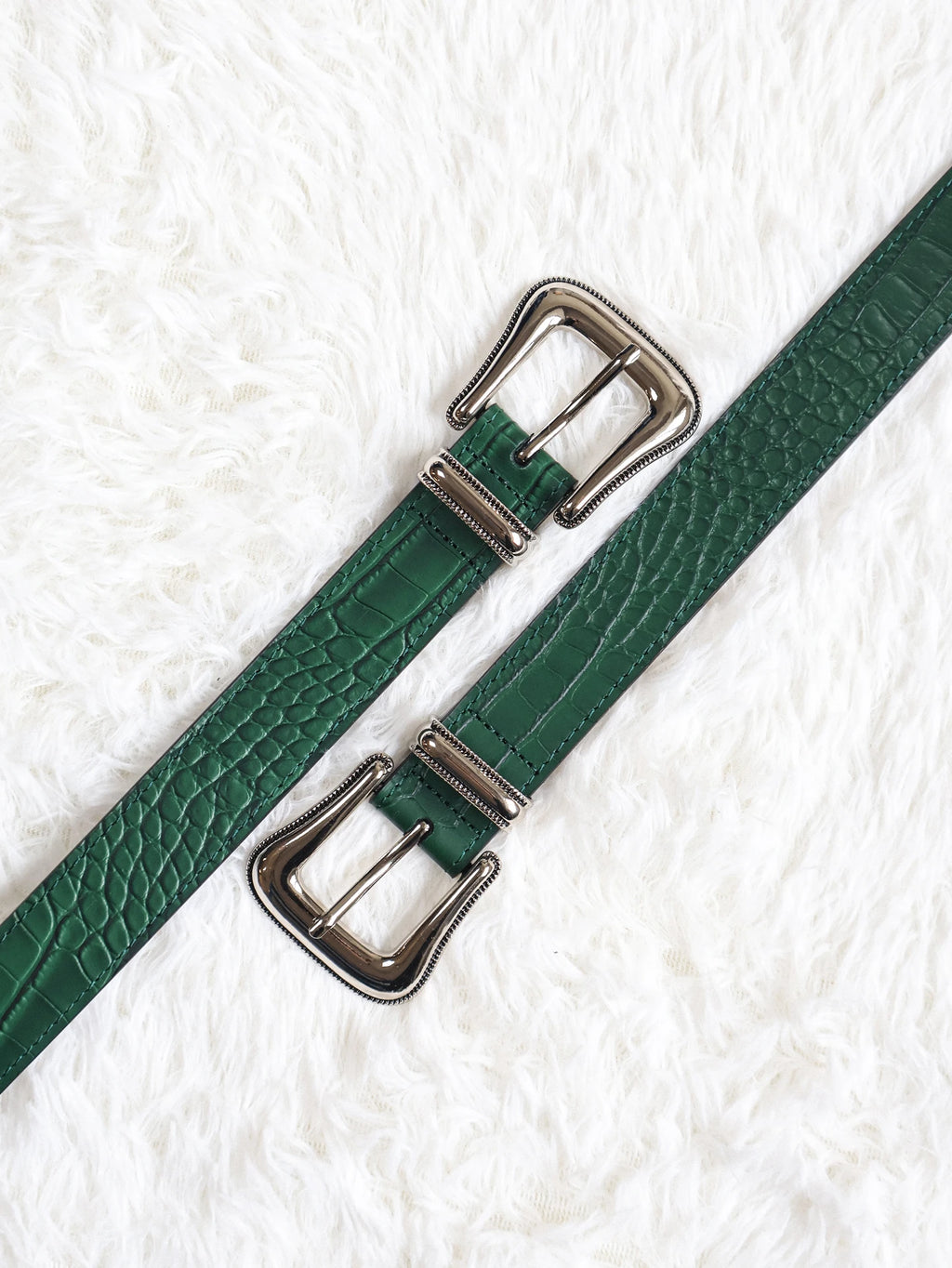 Fyredwrld Green Crocodile Belt