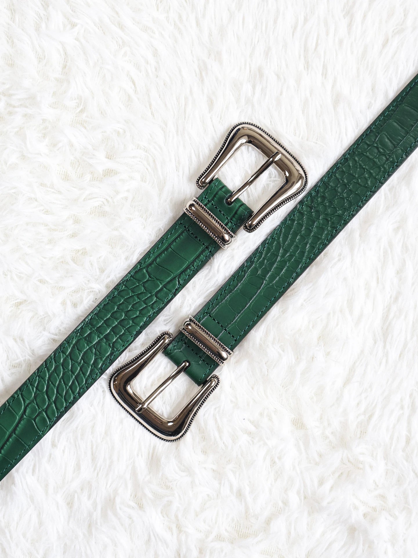 Fyredwrld Green Crocodile Belt