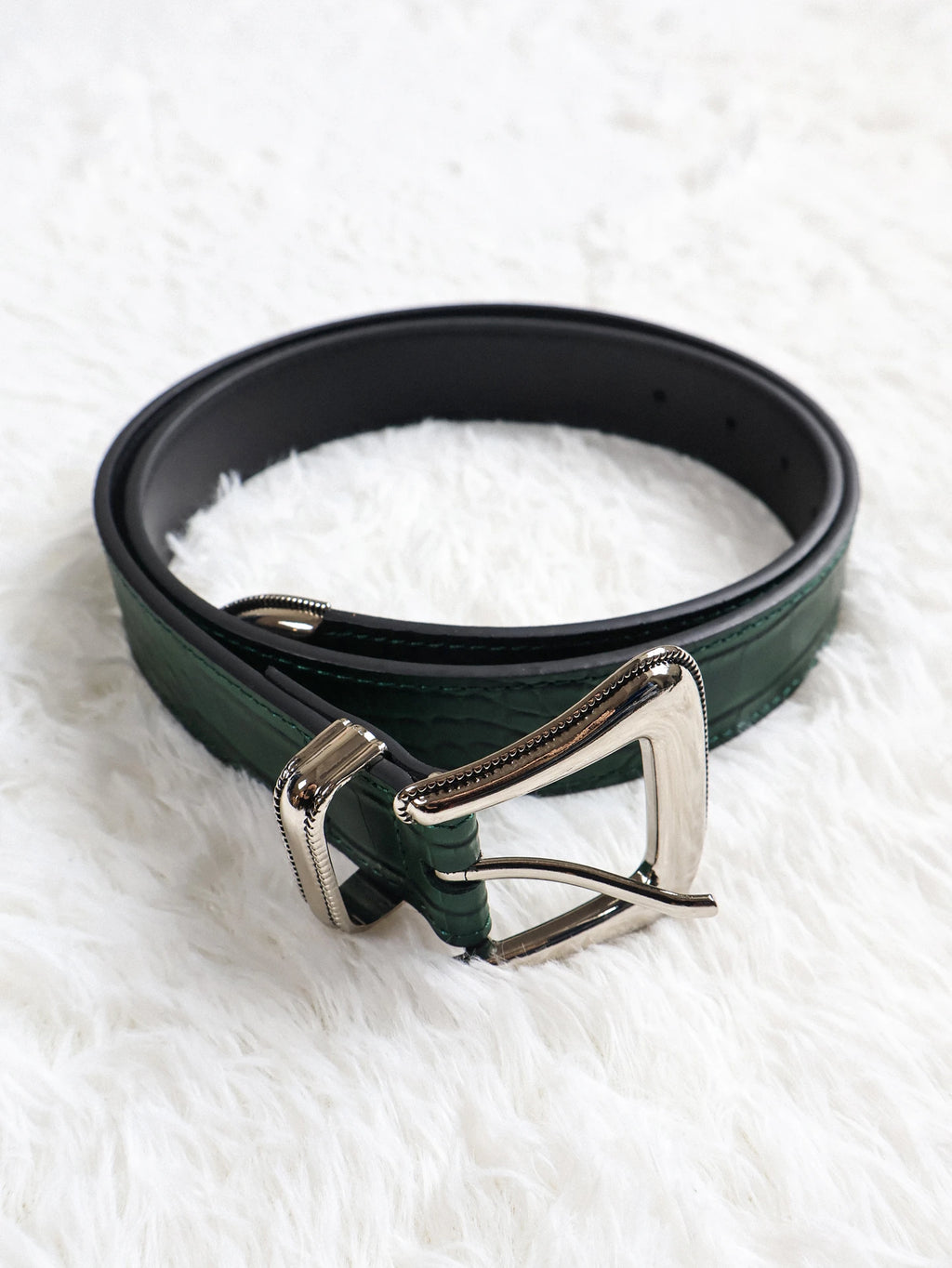 Fyredwrld Green Crocodile Belt