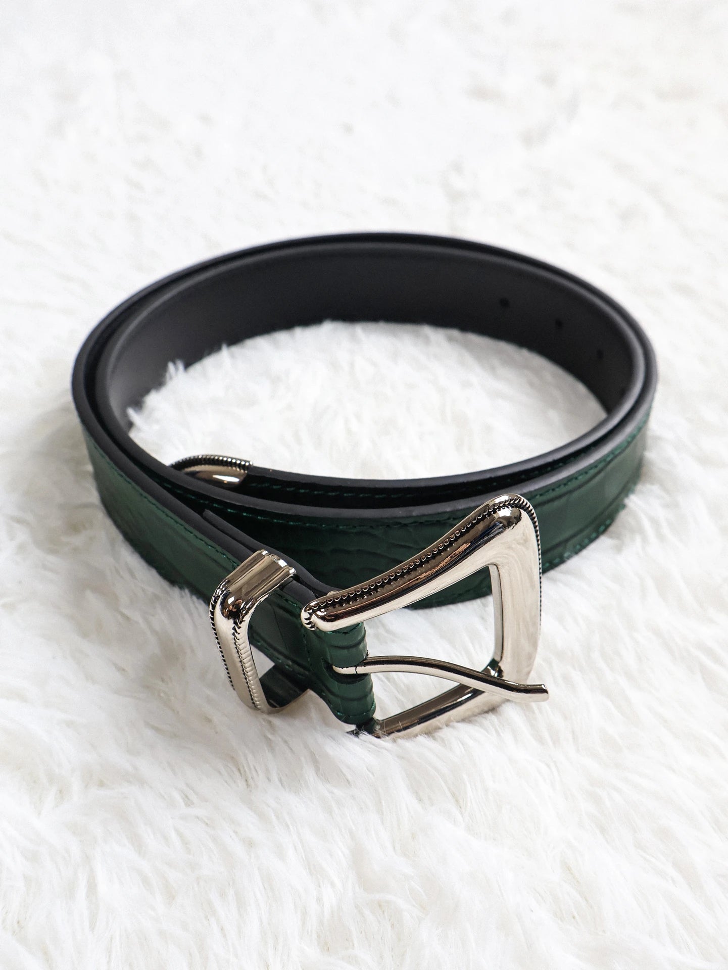 Fyredwrld Green Crocodile Belt