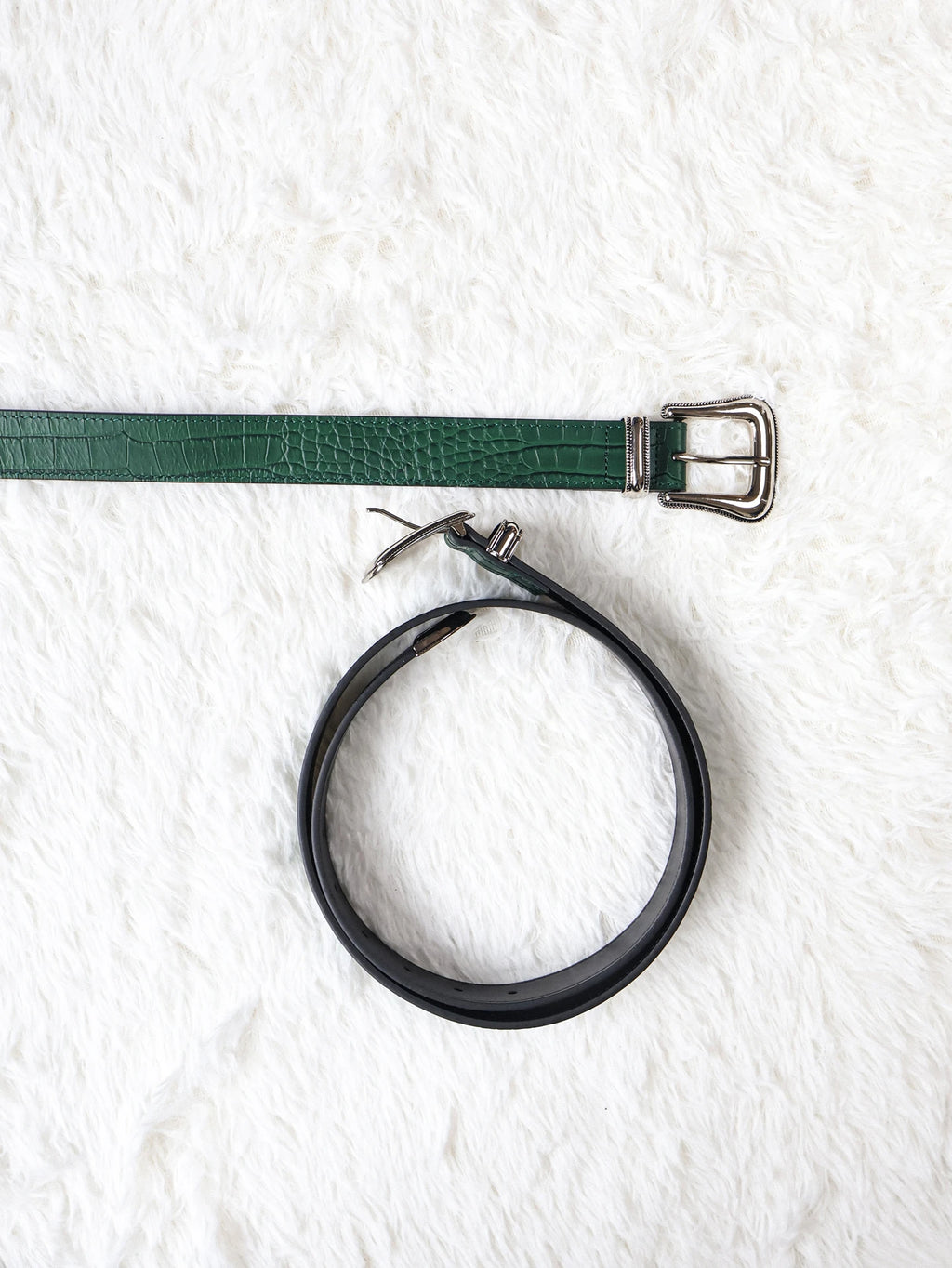 Fyredwrld Green Crocodile Belt