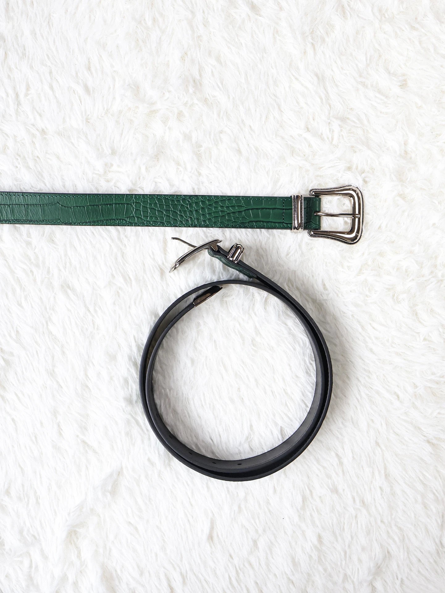 Fyredwrld Green Crocodile Belt