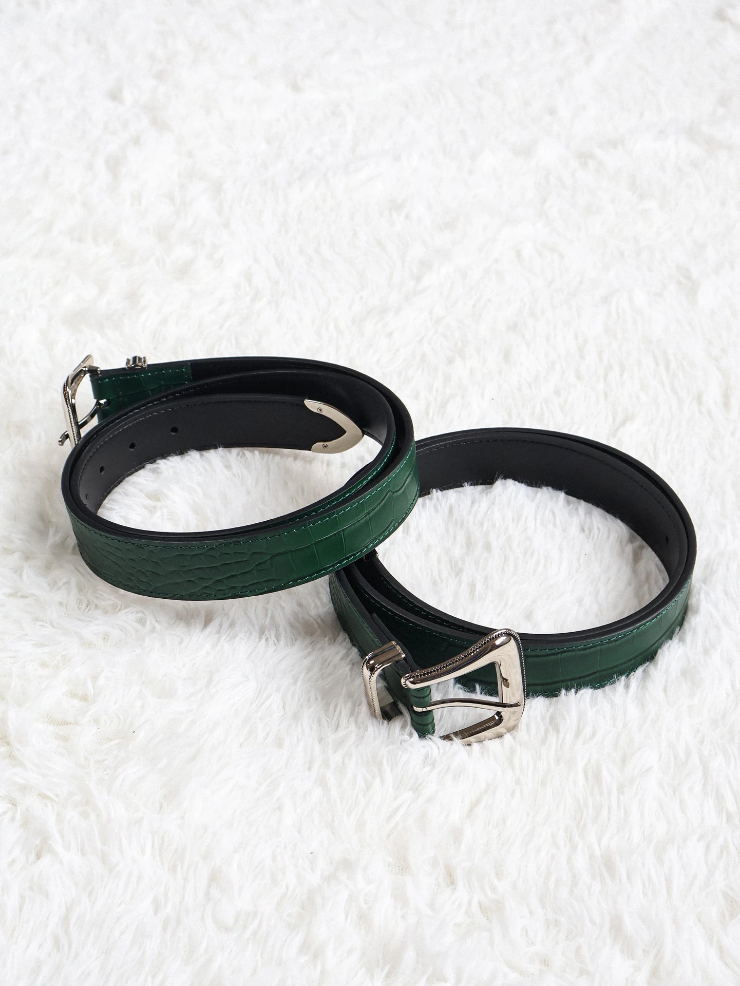 Fyredwrld Green Crocodile Belt