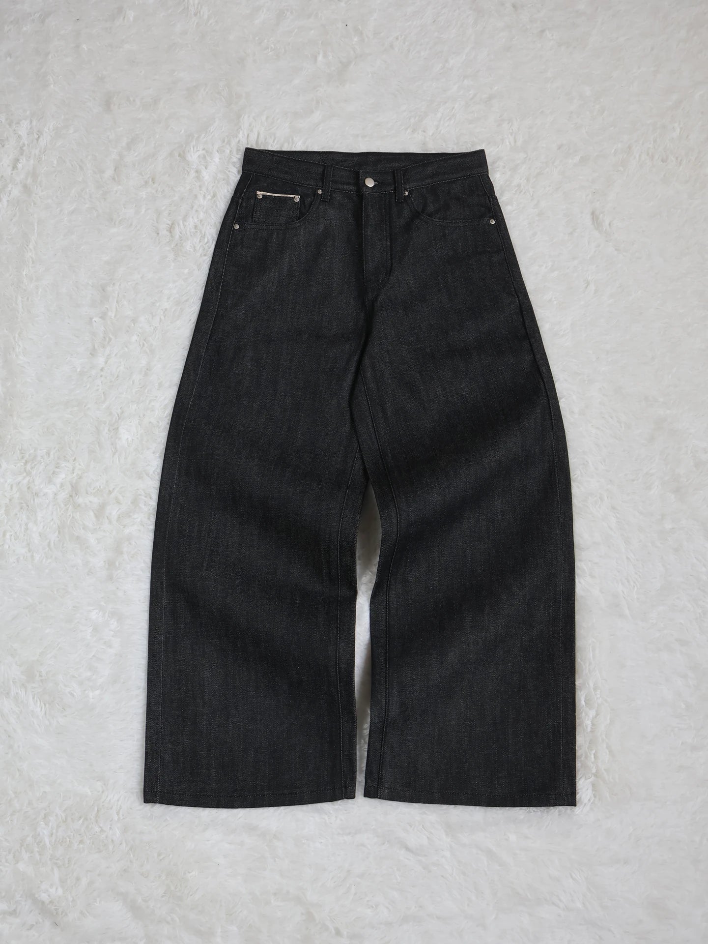 Fyredwrld black japanese selvedge denim