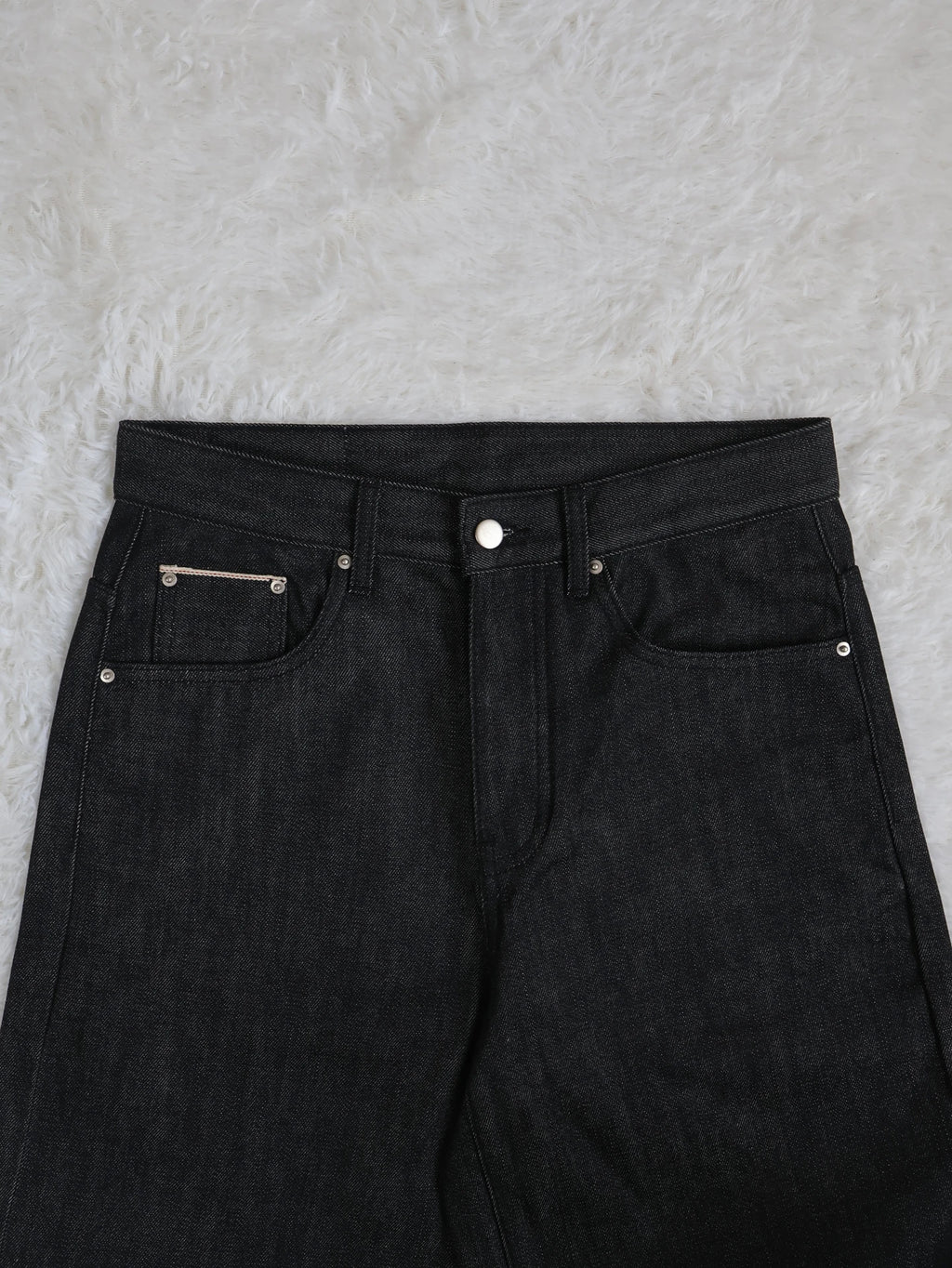 Fyredwrld black japanese selvedge denim