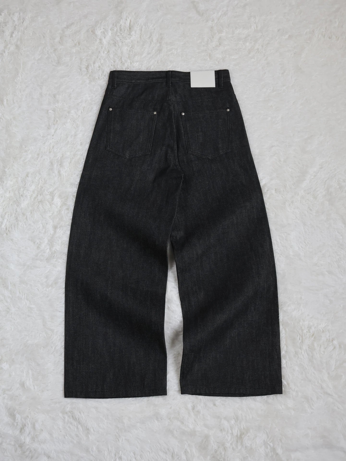 Fyredwrld black japanese selvedge denim