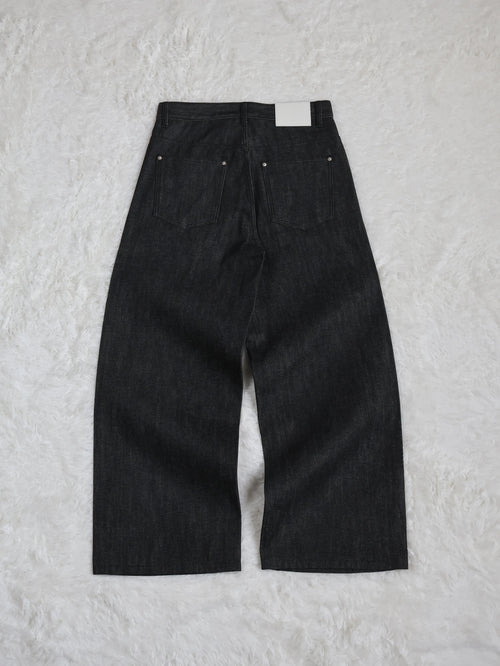 Fyredwrld black japanese selvedge denim