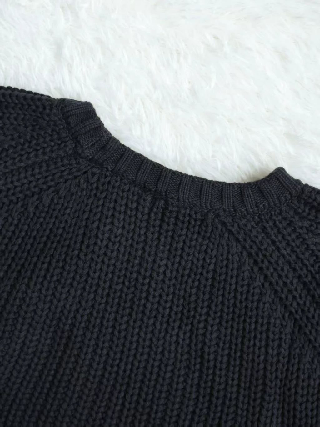 Fyredwrld garments 3 gauge knit black