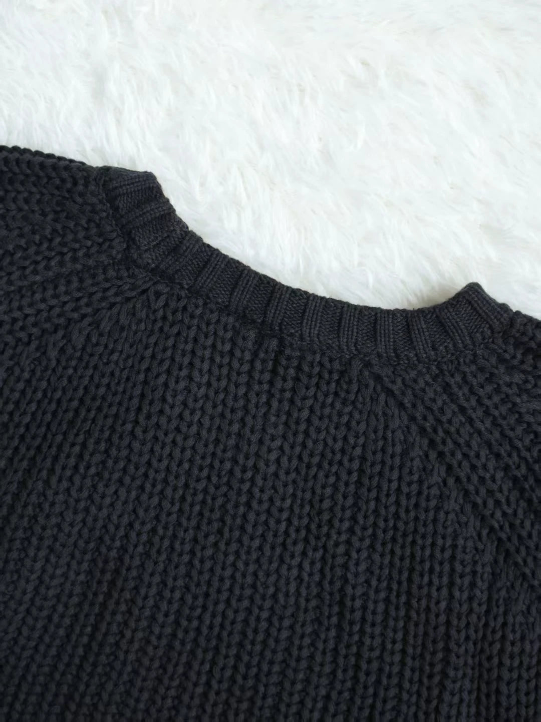 Fyredwrld garments 3 gauge knit black