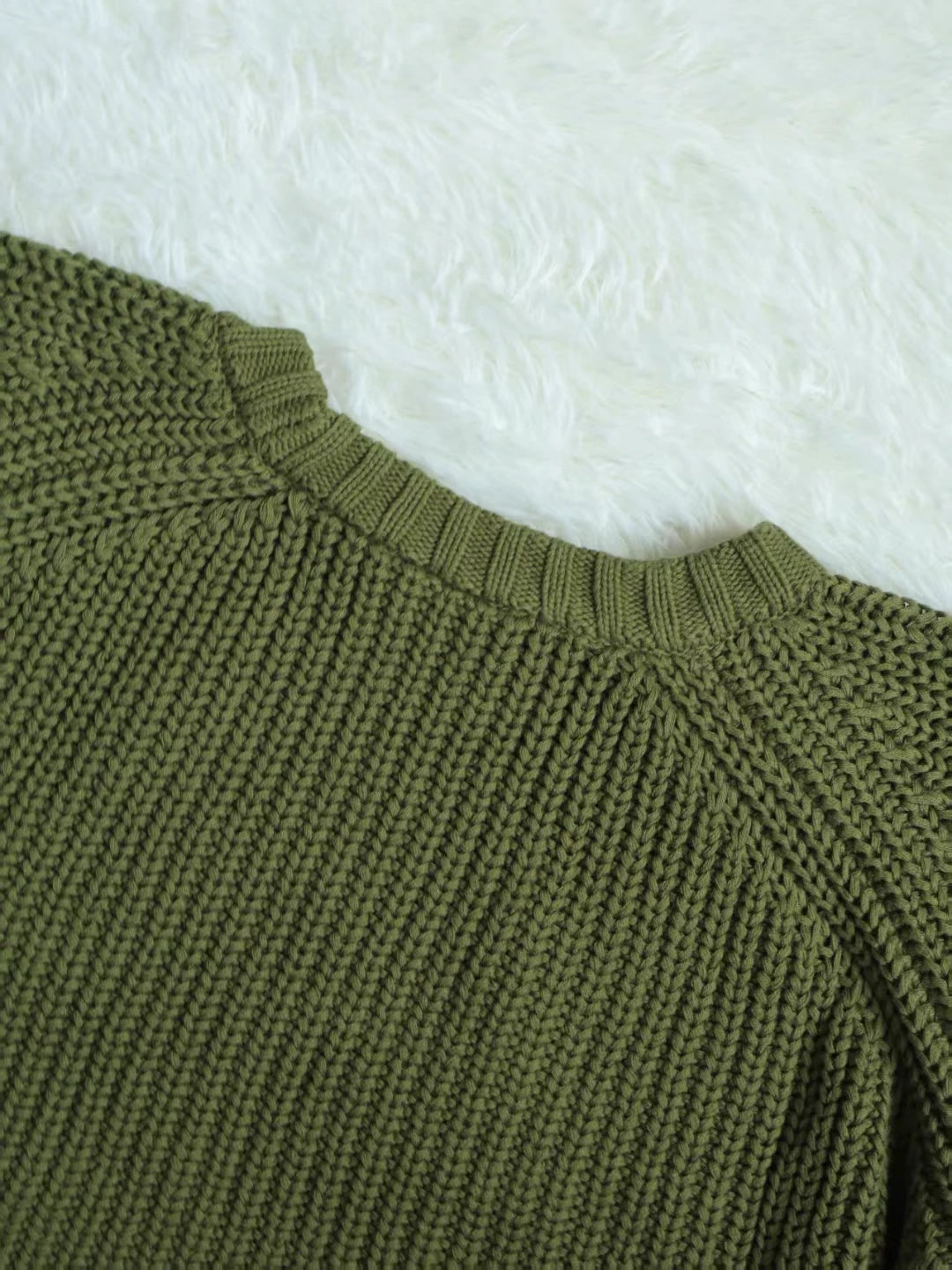 Fyredwrld garments 3 gauge knit green