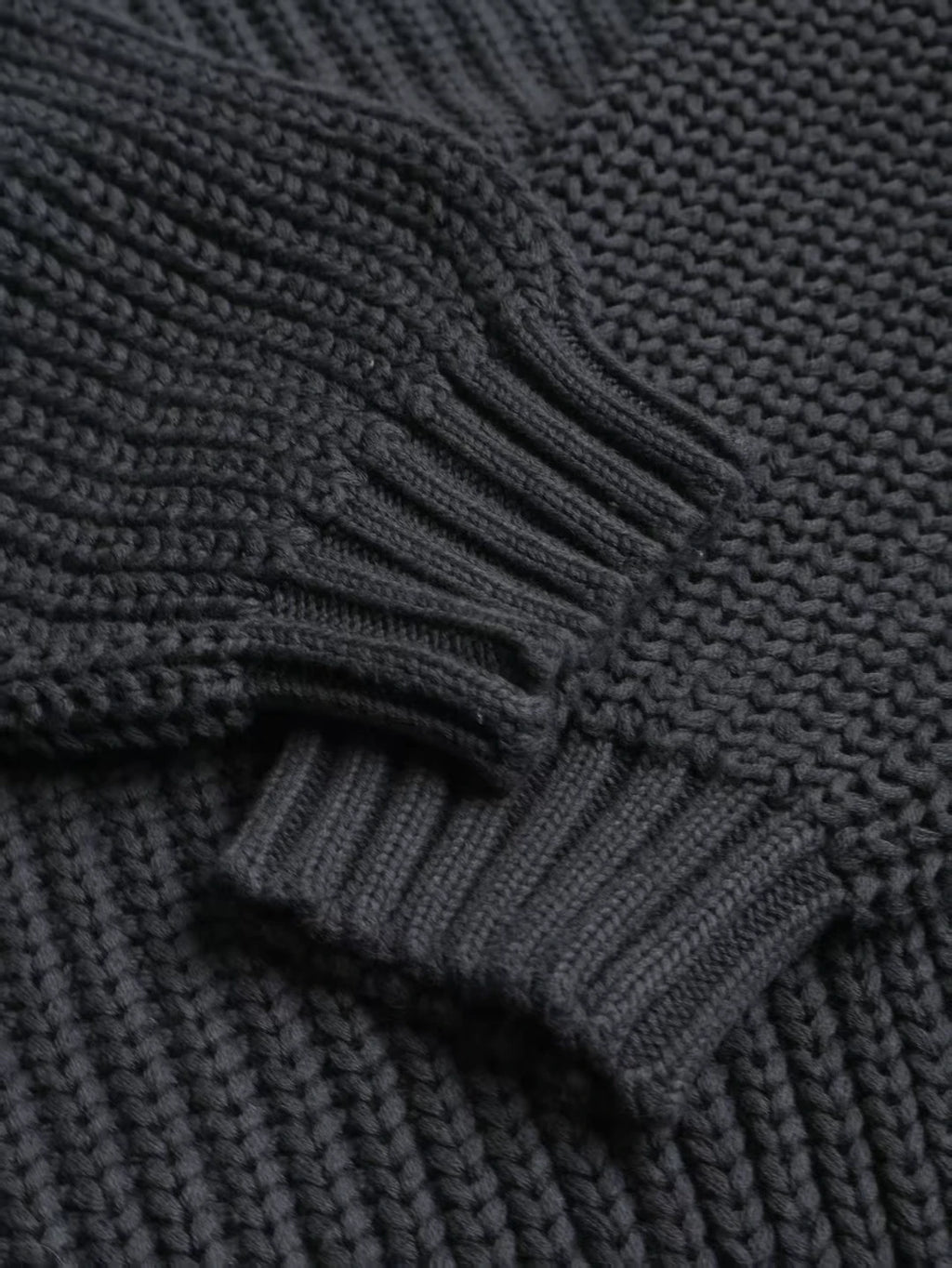 Fyredwrld garments 3 gauge knit black