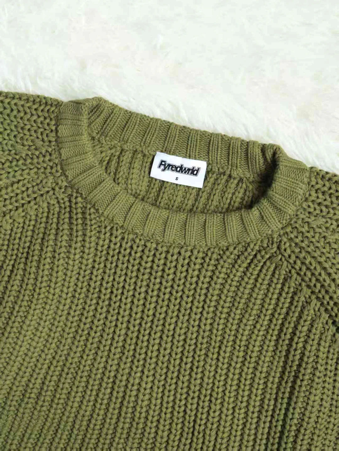 Fyredwrld garments 3 gauge knit green